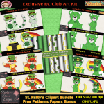 St. Patty's Clipart Bundle With Bonus Paper Patterns - CU