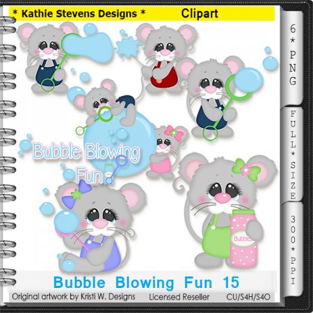 Bubble Blowing Fun 15 Clipart - CU