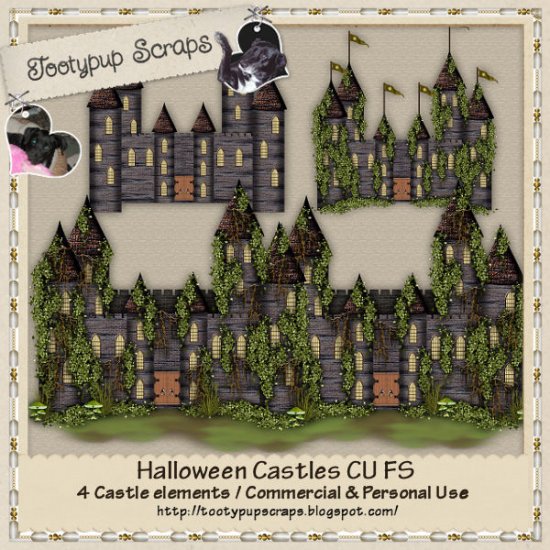 Halloween Castles CU Mix FS - Click Image to Close