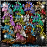 Birthstone Dragons - CU
