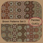 Brown Patterns Set 3