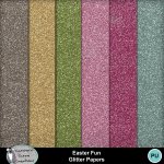 Easter Fun Glitter Papers