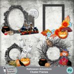 Halloween Adventure Cluster Frames