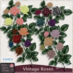 Vintage Roses Clusters - CU4CU