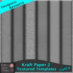 Kraft Paper Templates Set 2 CU4CU