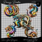 AI generated New Years Dragons 1