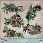 Steampunk Style Clusters