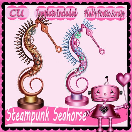 Steampunk Seahorse Script