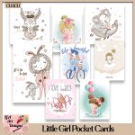 Little Girl Pocket Cards - CU4CU