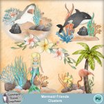 Mermaid Friends Clusters