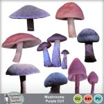 Mushrooms Purple CU1