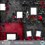 Gothic Heart Quick Pages