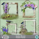 Garden Blooms Cluster Frames