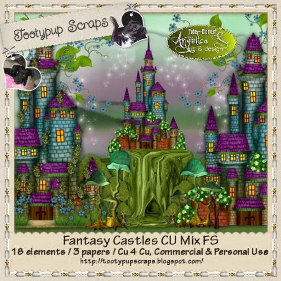 Fantasy Castles Cu 4 Cu FS - Click Image to Close