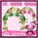 Celtic Horseshoe Script