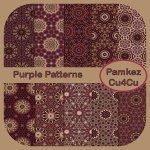 Purple Patterned Papers