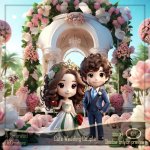 AI - Cute Wedding Couple