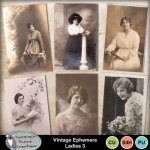 Vintage Ephemera Ladies 3
