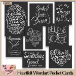 Heartfelt Wordart Pocket Cards - CU4CU