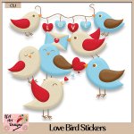 Love Bird's Stickers - CU