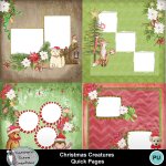Christmas Creatures Quick Pages