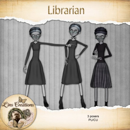 Librarian (PU/CU) by Lins Creations - Click Image to Close