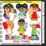 Brain Freeze Clipart - CU