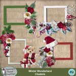 Winter Wonderland Cluster Frames