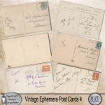 Vintage ephemera postcards 4