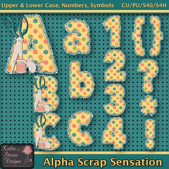 Alpha Scrap Sensation CU Tagger Size - Click Image to Close