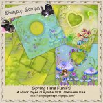 Spring Time Fun Quick Pages Layouts FS CU