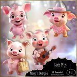 AI - Cute Pigs