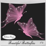 Beautiful Butterflies in Pink
