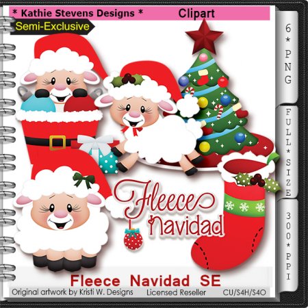Fleece Navidad SE Clipart - CU