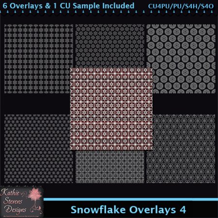 Snowflake Overlays 4 Tagger Size CU