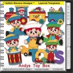 Andys Toy Box Layered Templates - CU