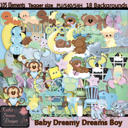 Baby Dreamy Dreams Boy With Bonus - Tagger Size