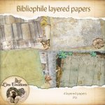 Bibliophile layered papers