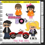 The Fab 50's Layered Templates - CU