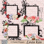 Loves Kiss Cluster Frames