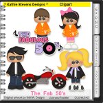 The Fab 50's Clipart - CU