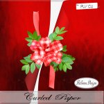 Red Curled Paper By Bellisima Designs