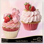 AI - Cupcake Strawberry