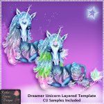 Dreamer Unicorn - Layered Template CU
