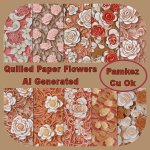 AI Quilled Flowers Papers