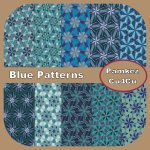 Blue Patterned Papers
