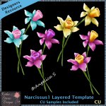 Narcissus 1 Layered Template CU