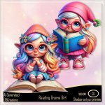 AI - Reading Gnome Girl