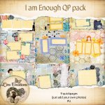 I am Enough Quickpage pack