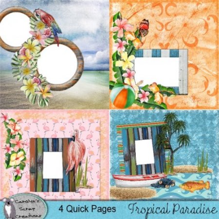 Tropical Paradise Quick Page